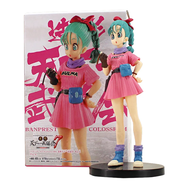 17 см ПВХ Драконий жемчуг аниме Budo Club No. 90 Bulma Girlhood Son Goku фигурка Вегета украшение в