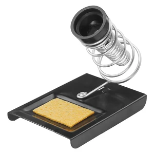 Подставка для электрического паяльника, металлическая опорная станция, устойчивая к высоким температурам, защитная основа