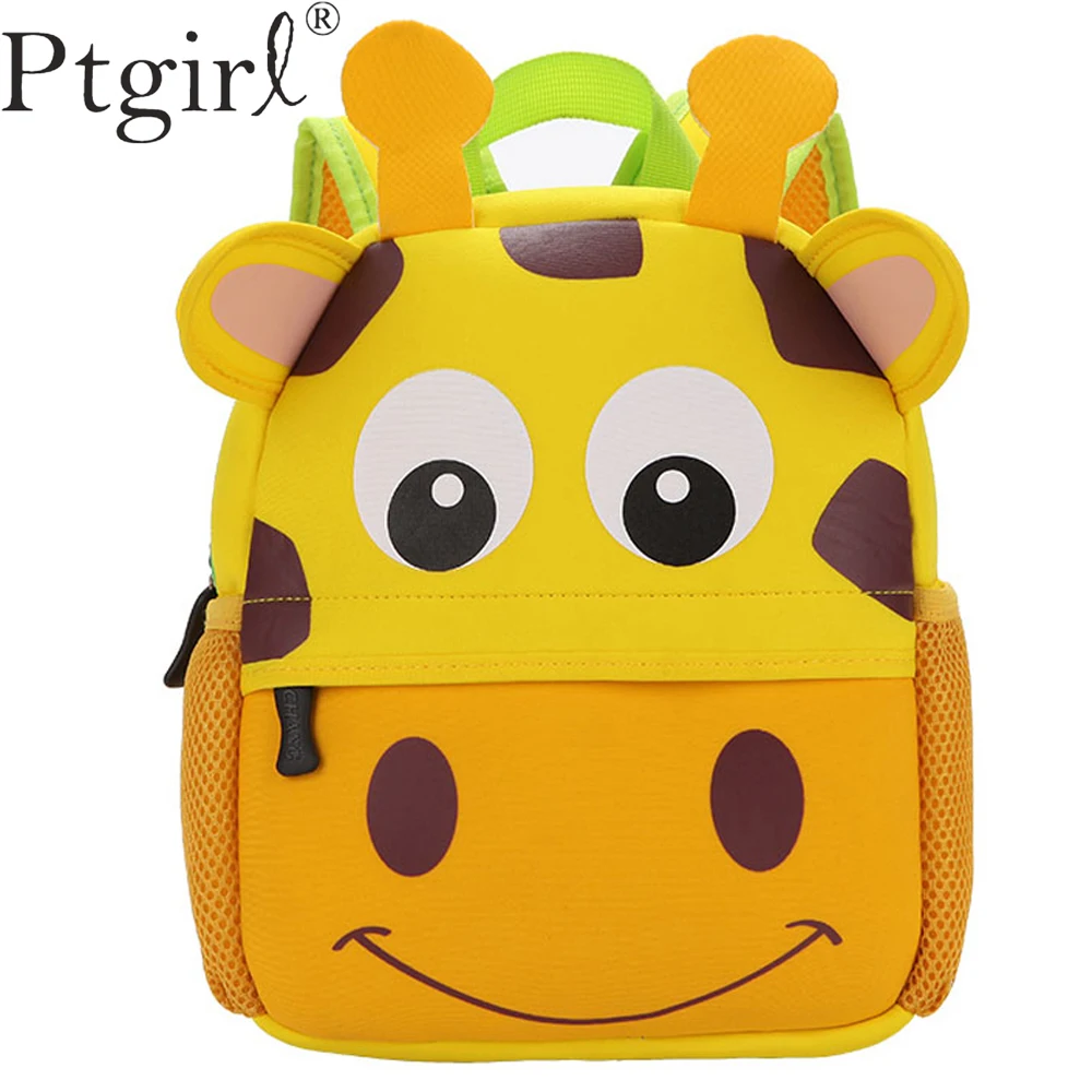 

Милые детские сумки Schoo для малышей, рюкзак для детского сада, школьная сумка для девочек и мальчиков, 3D сумка с мультяшными животными