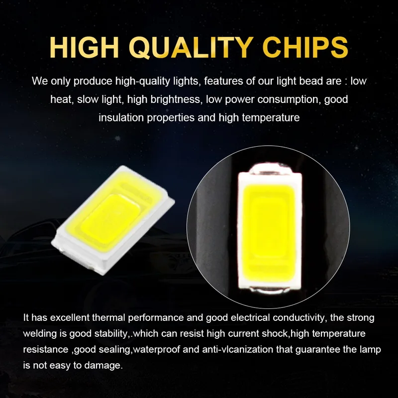 Safego 10 шт. W5W 501 светодиодный светильник T10 194 168 6SMD 5630 автомобильный интерьерный для