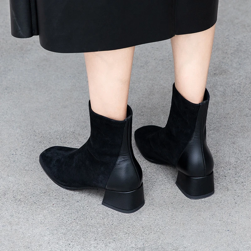 Buono Scarpe/Новинка сезон осень-зима ботильоны женские брендовые эластичные ботинки