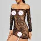 Женское нижнее белье, рыболовные чулки, женское сексуальное нижнее белье для женщин, сексуальный комплект с бюстгальтером, нижнее белье с открытыми плечами, одежда для сна, Трусы