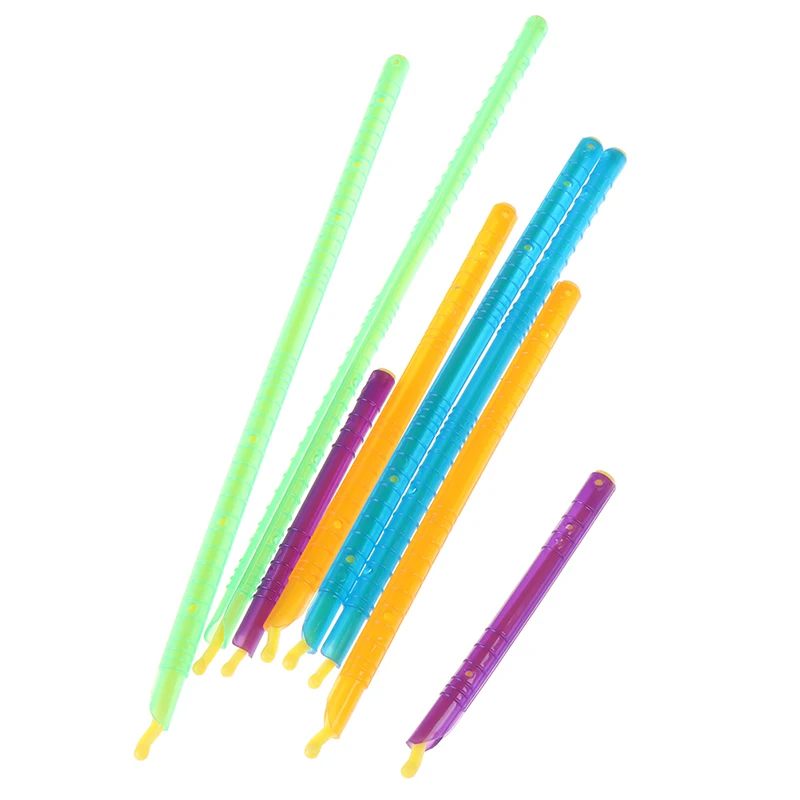 

8PCS/set Plastic Bag Clip Seal Stick Storage Bar Storage Bag Househoud Sealer Clamp Snack Fresh Food Rod Clip Kitchen Tools
