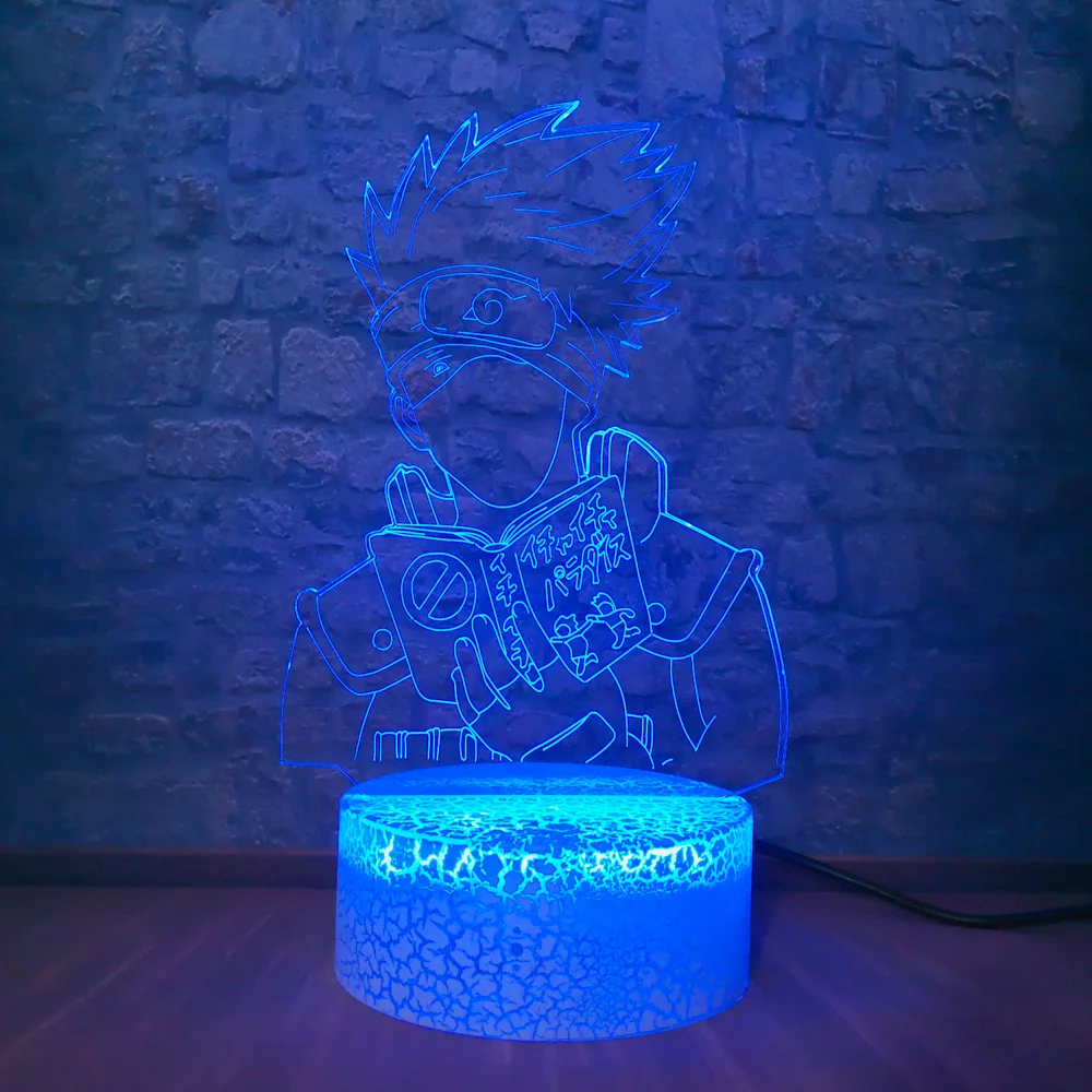 С рисунком из аниме Наруто для косплея героя Хатаке Какаси фигурка настольная