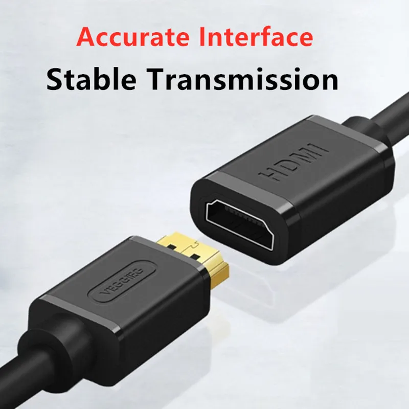 Veggieg HDMI Extension Cable HDMI2.0 Male to Female Gender Changer | Электроника