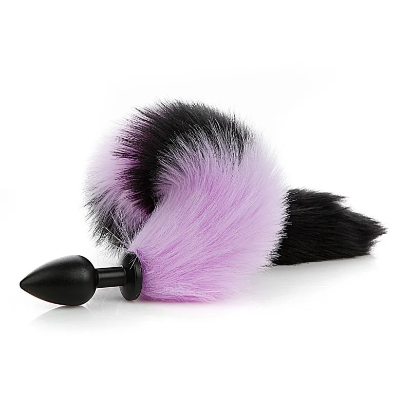 Анальная пробка труба для новичков съемная хвост товары взрослых вторичная с