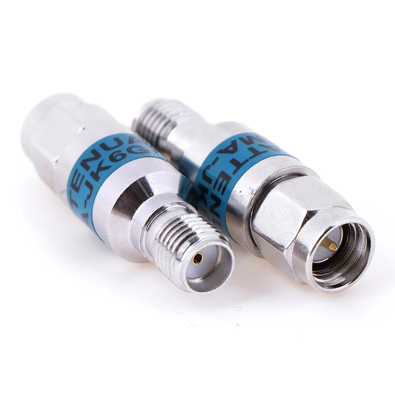 

1Pcs 2W SMA DC-6GHz Coaxial Fixed Attenuators Frequency 6GHz SMA Fixed Connectors
