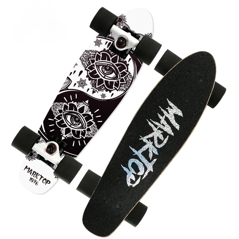 

Profesional Adolescent Skateboard Wooden Single Rocker Skateboard Small for Adults Tablas De Skate Sports Entertainment EI50SA