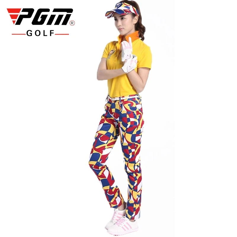 Женские цветные штаны для гольфа быстросохнущие Тонкие гольфа/штаны тенниса