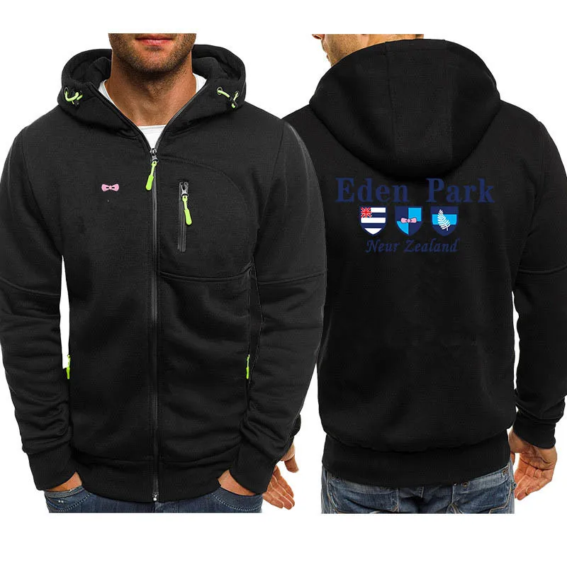 

spring New men's casual sportswear zipper Harajuku hooded sweatshirt men's printed hoodie men's fall/winter polar fleece jacket