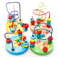 baby toddler educational lovely animals round beads kids toys for newborns children cribs stroller mobile montessori 911cm