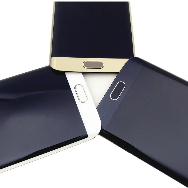 G925 LCD с рамкой для SAMSUNG Galaxy S6 edge G925I G925F SUPER AMOLED дисплей кодирующий преобразователь