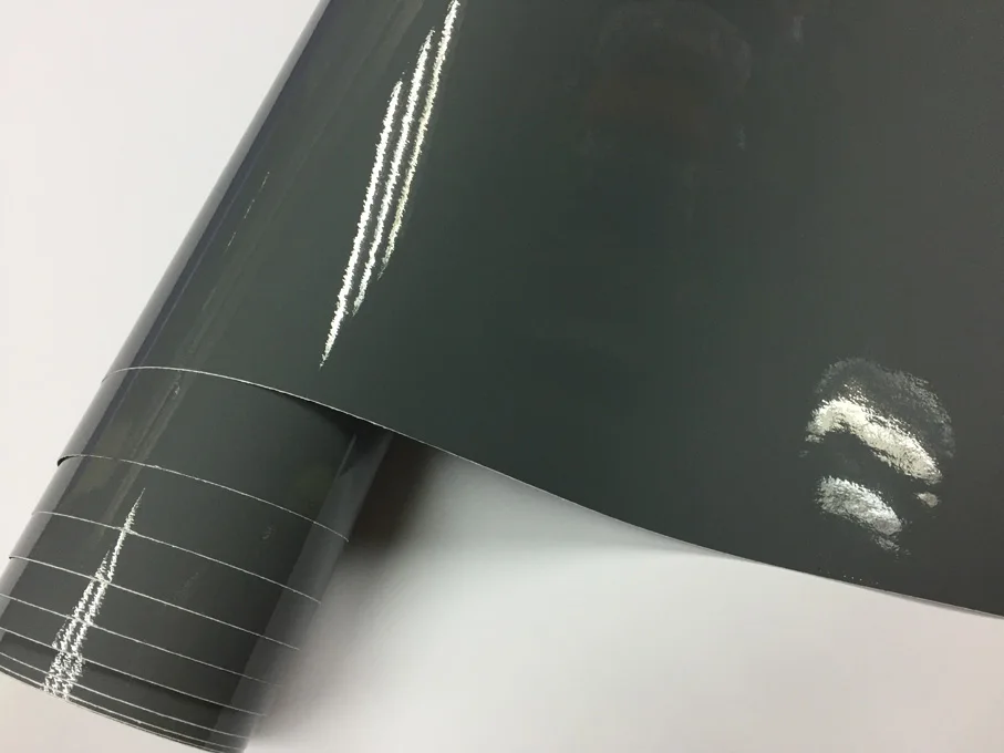 

10/20/30/40/50*152CM Black Glossy Vinyl Film Gloss Glossy Car Wrap Foil Sticker With Air Bubble Free Motorcycle Car Wrapping