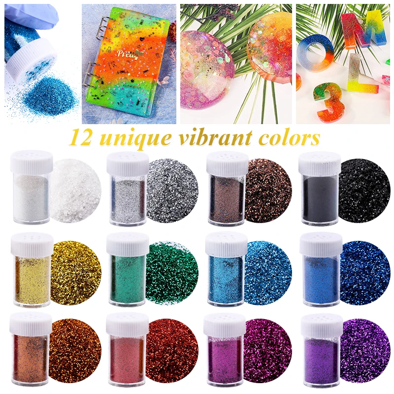Набор блестящих порошковых наполнителей блестящие хлопья для рукоделия