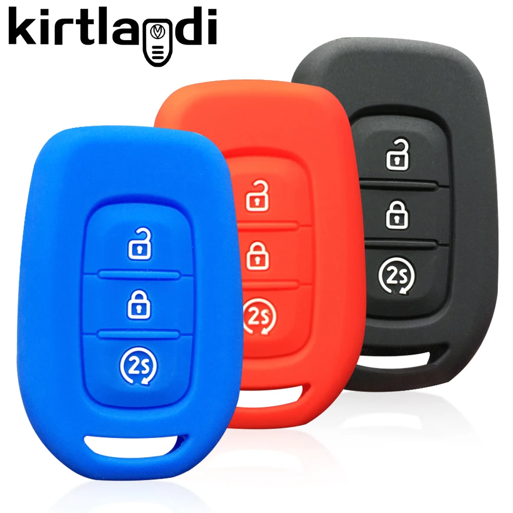 Силиконовый чехол для дистанционного ключа от машины Обложка Renault Duster Logan Stepway Clio