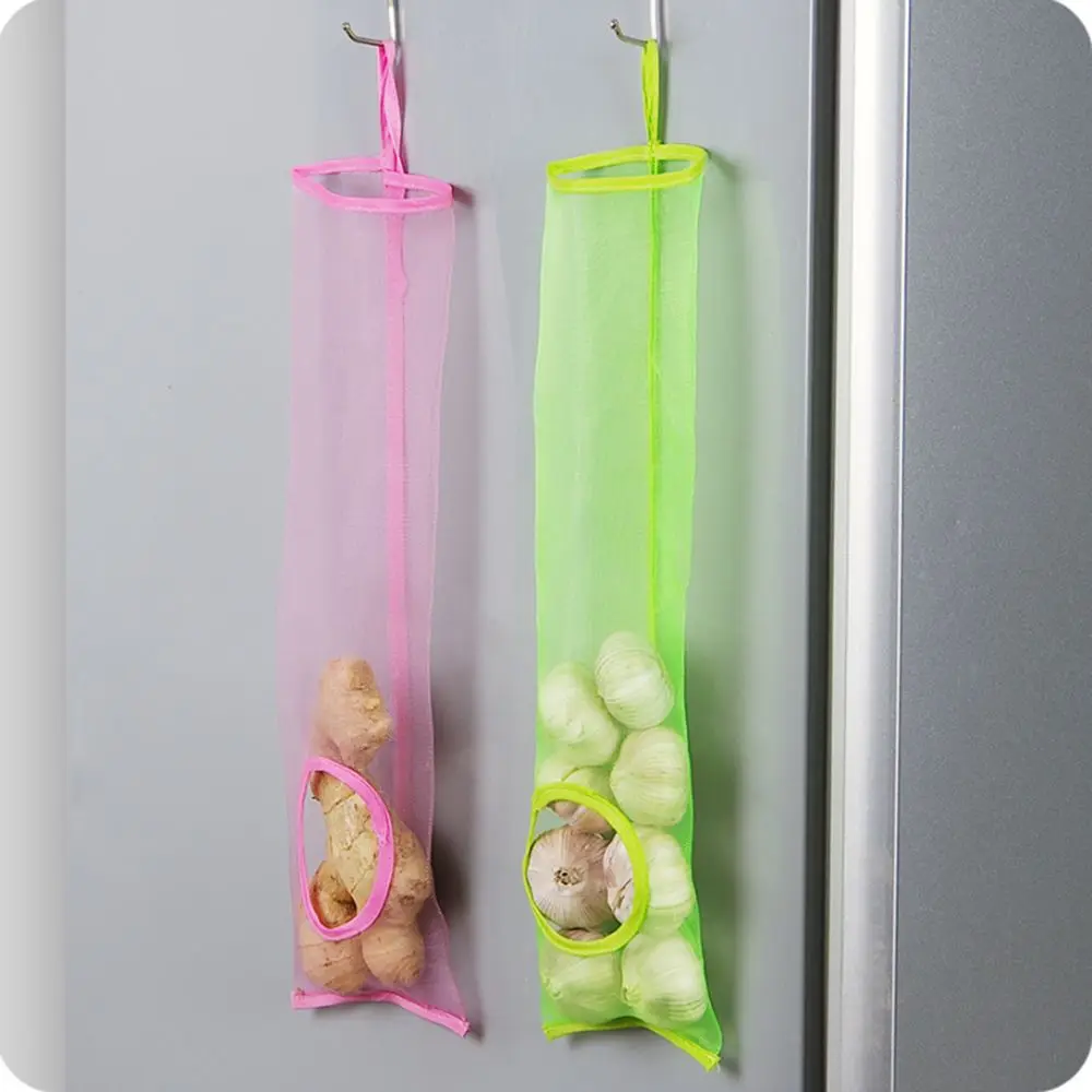 Кухонный сетчатый органайзер для хранения овощей фруктов чеснока лука|hanging