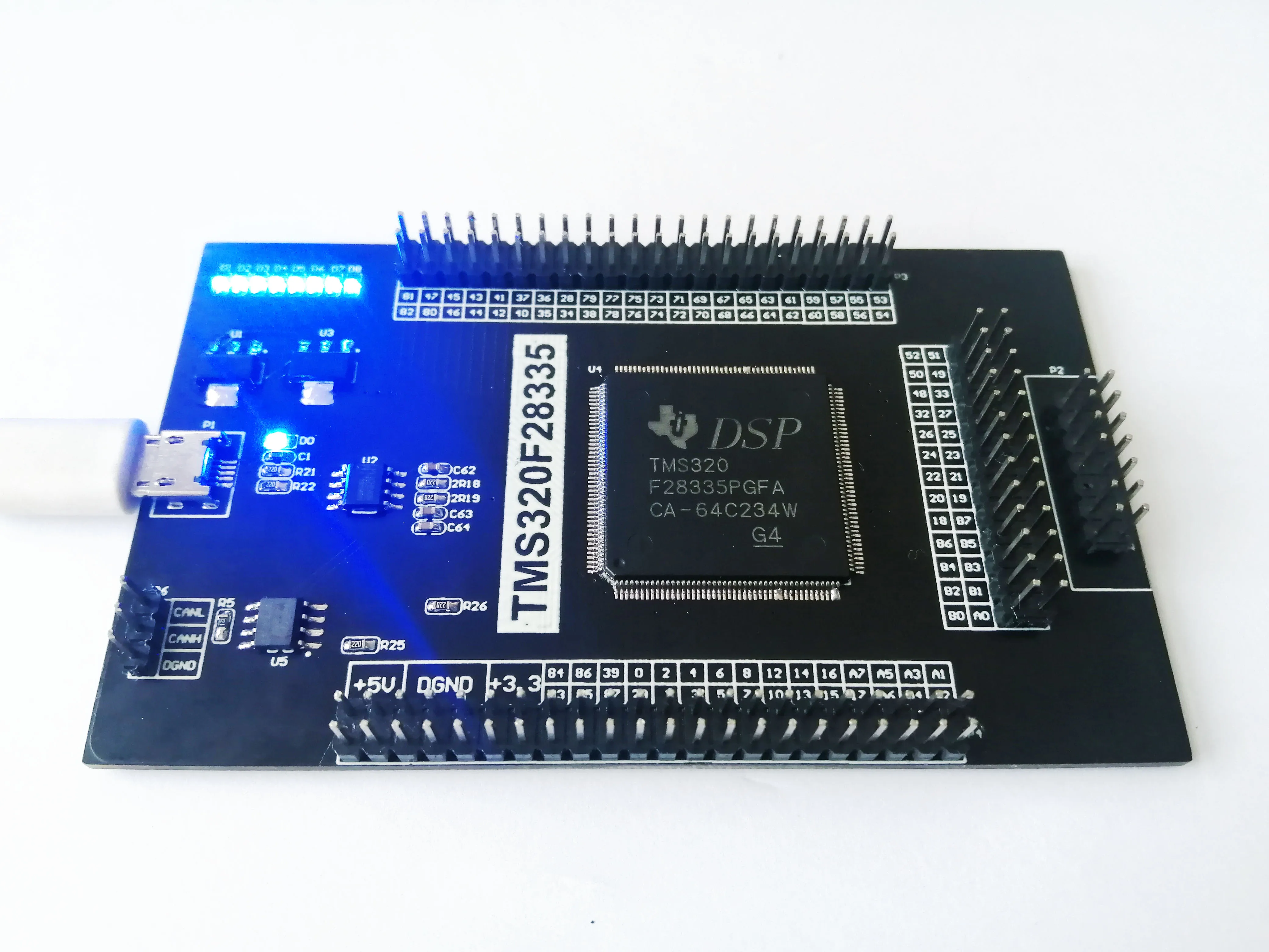 Макетная плата TMS320F28335 DSP с USB на последовательный порт для связи CAN | Дом и сад