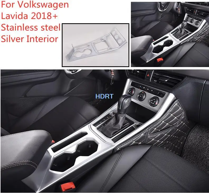 Автомобильная Серебристая накладка из нержавеющей стали для внутренней