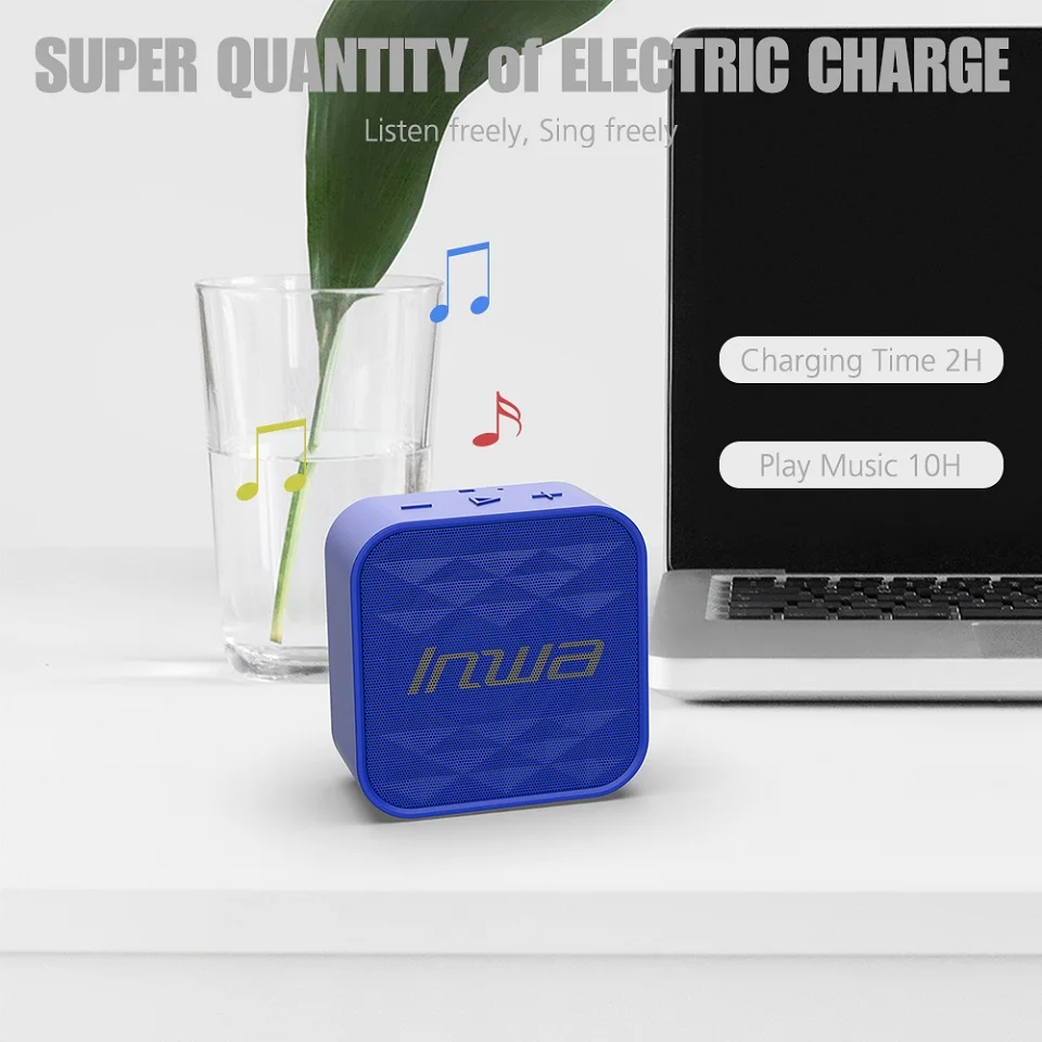 Мини-динамик без портативного внешнего провода Bluetooth-динамик стерео Музыка