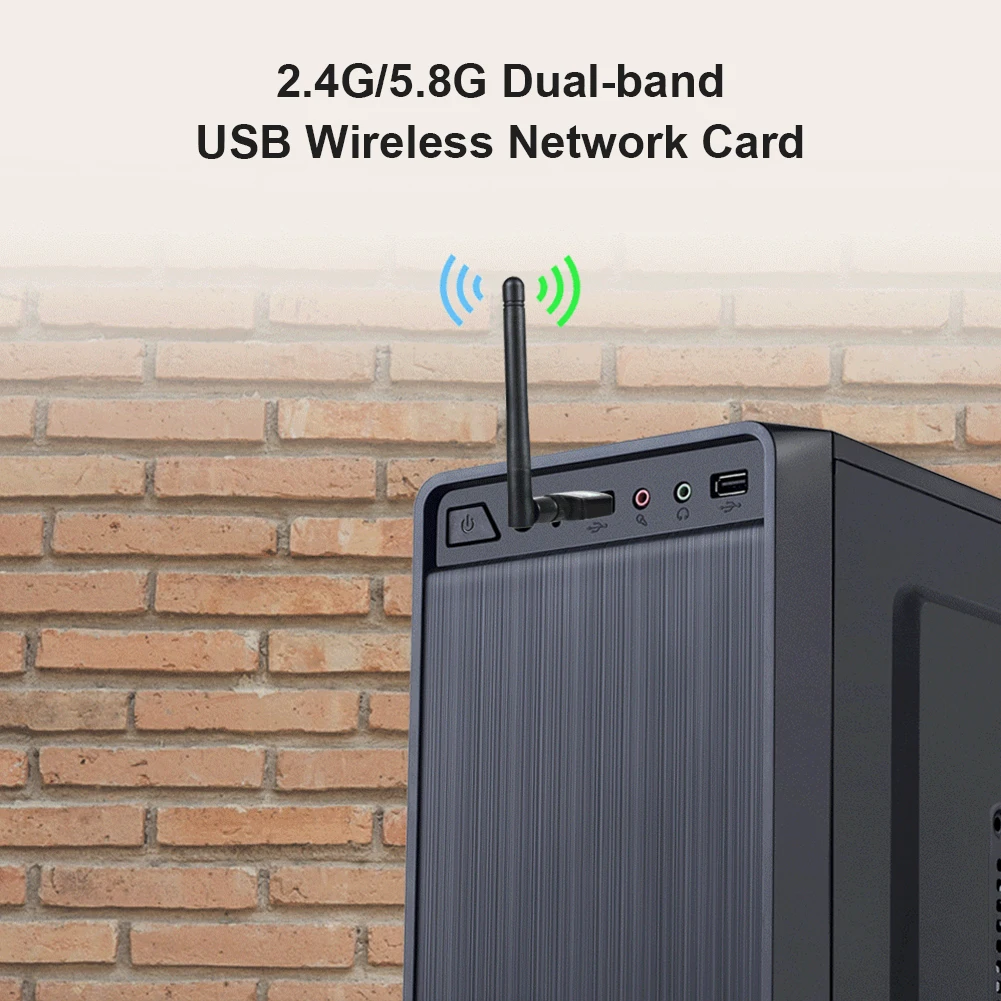 Dual Frequency 600M Bluetooth 5.0 Receiver 2 IN 1 Wifi USB Wireless Adapter for Mobile Phone Tablet with External Ante | Компьютеры и