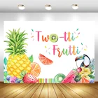 Twotti Frutti фон для дня рождения Летние фрукты день рождения фото фон два-tti Frutti девушки день рождения декорации фоны