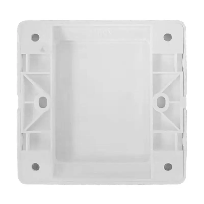 

203F Electric Wall Switch Socket Blank Cover Panel Whiteboard ABS Outlet Plate Bezel Tool 86x86mm