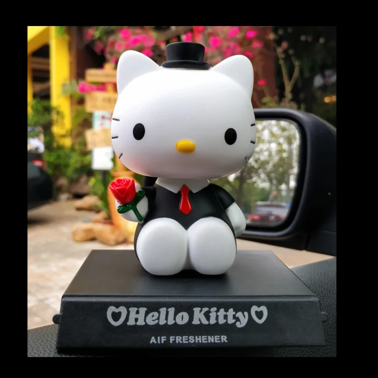 Hello kitty автомобильные головные украшения, автомобильные аксессуары для девочек, милый Настольный телефон, база, аксессуары для автомобиля, кукольный автомобиль - Название цвета: style A