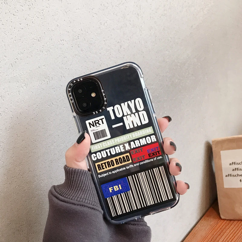 Милый модный прозрачный чехол из ТПУ для iPhone 6S 8 7 Plus задняя крышка 11 Pro Max X XS XR