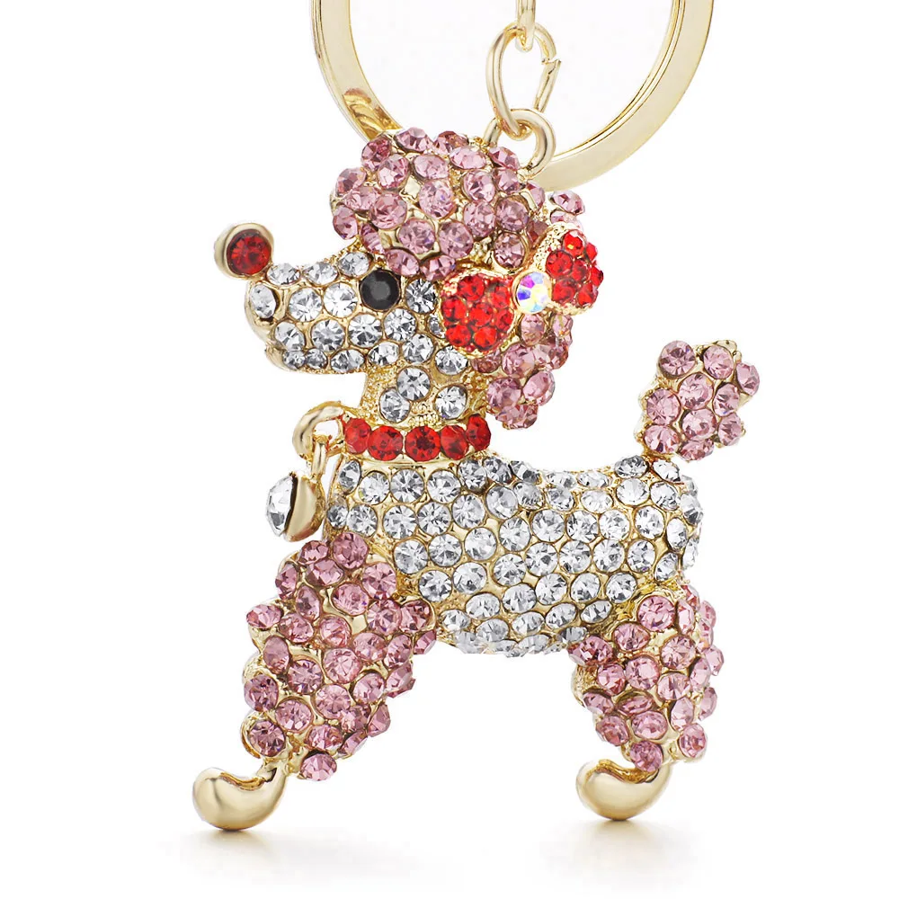 Симпатичный изысканный бант в виде пуделя Женский кошелек для автомобиля из