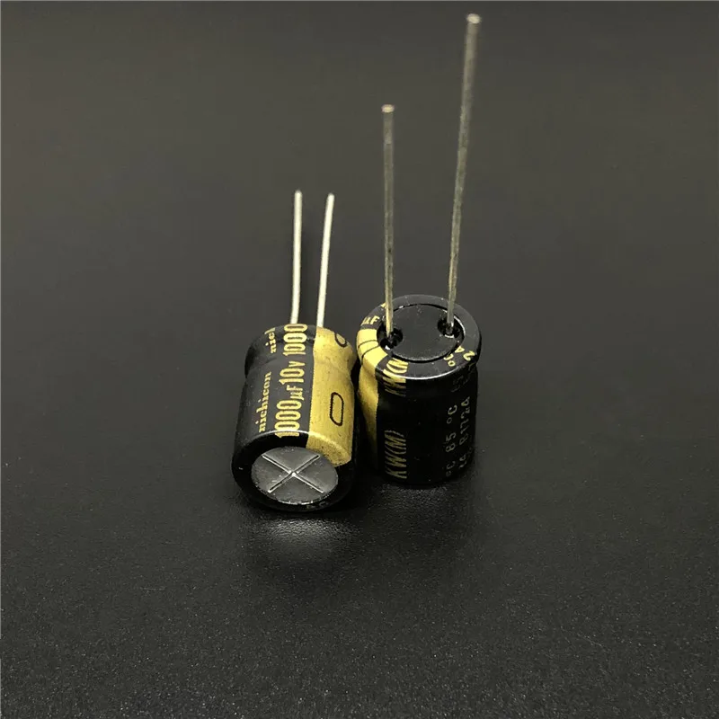 10 шт. 1000 мкФ 10В NICHICON кВт серия 10х12 5 мм 10в1000мкф HiFi аудио конденсатор|Конденсаторы| |