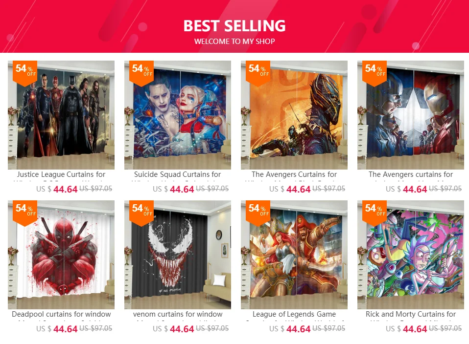 Занавески на окно в стиле Мстителей, Marvel, железный человек, Бэтмен, занавески с драпировкой, rideaux, занавески для гостиной, Затемненные занавески