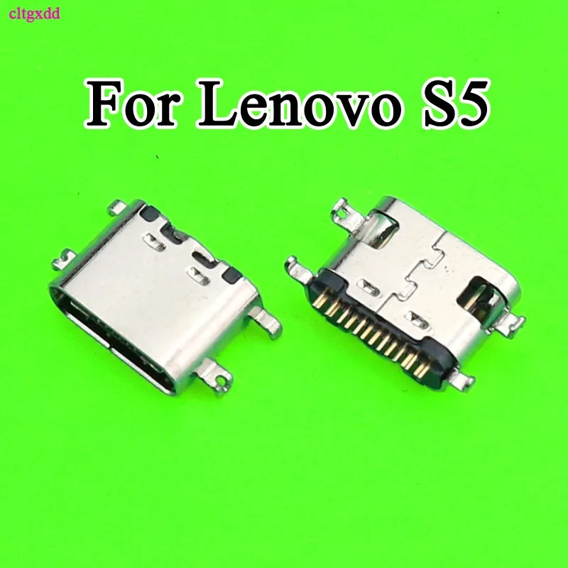 2 шт. разъем USB 3 1 Type C 16 штырьков гнездовой штырьковый SMT Tab для Lenovo S5 K520|Соединители|