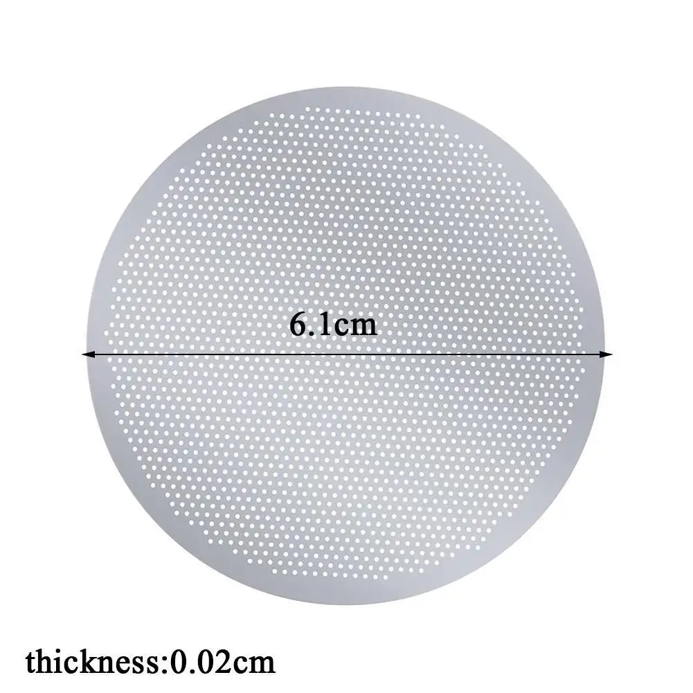 

2PCS/Set New Steel Disc Metal Ultra Thin Reusable Filter Kitchen Coffee Maker Accessories For Aeropress Coffee S2X2