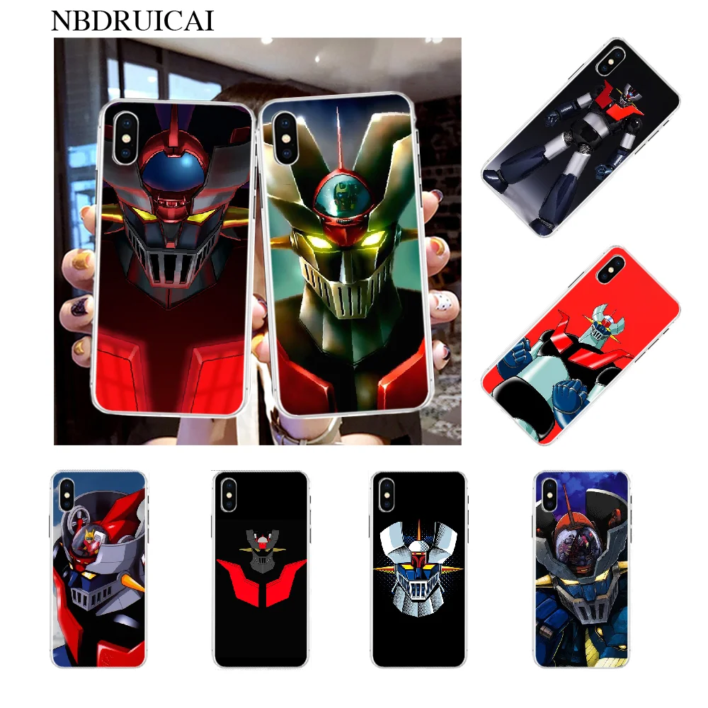 Мягкий чехол NBDRUICAI Mazinger Z для iPhone 11 pro XS MAX 8 7 6 6S Plus X 5S SE XR|Бамперы| |