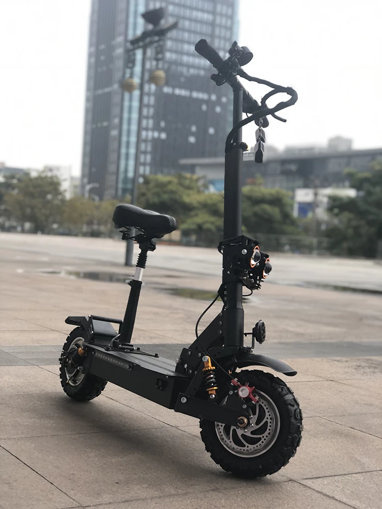 Elctric скутер 60V3200w передний задний двойной привод внедорожный электрический скутер ebike максимум 85 км/ч складной электровелосипед