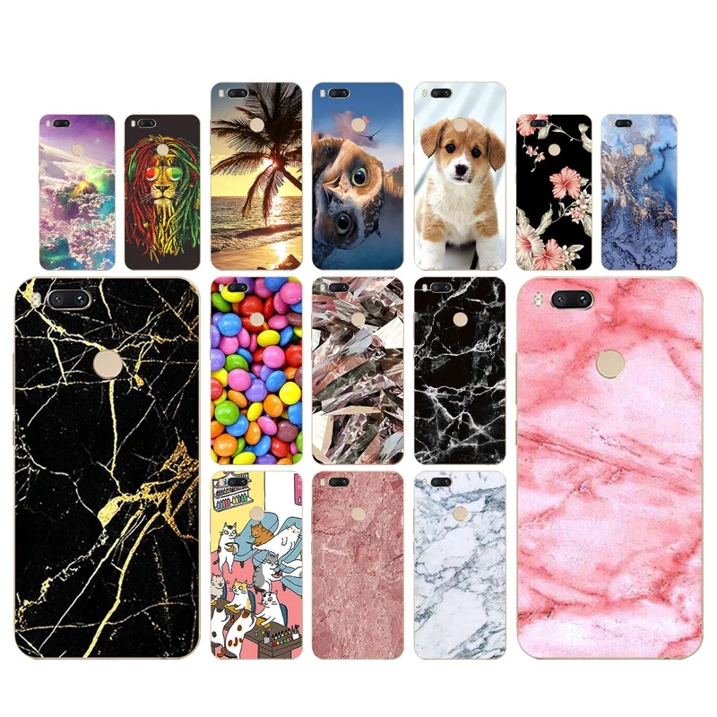 Для Xiaomi Redmi Note 6 Pro 4A 4 3 мягкий силиконовый защитный чехол для Mi A1 Max Max2 Прозрачный