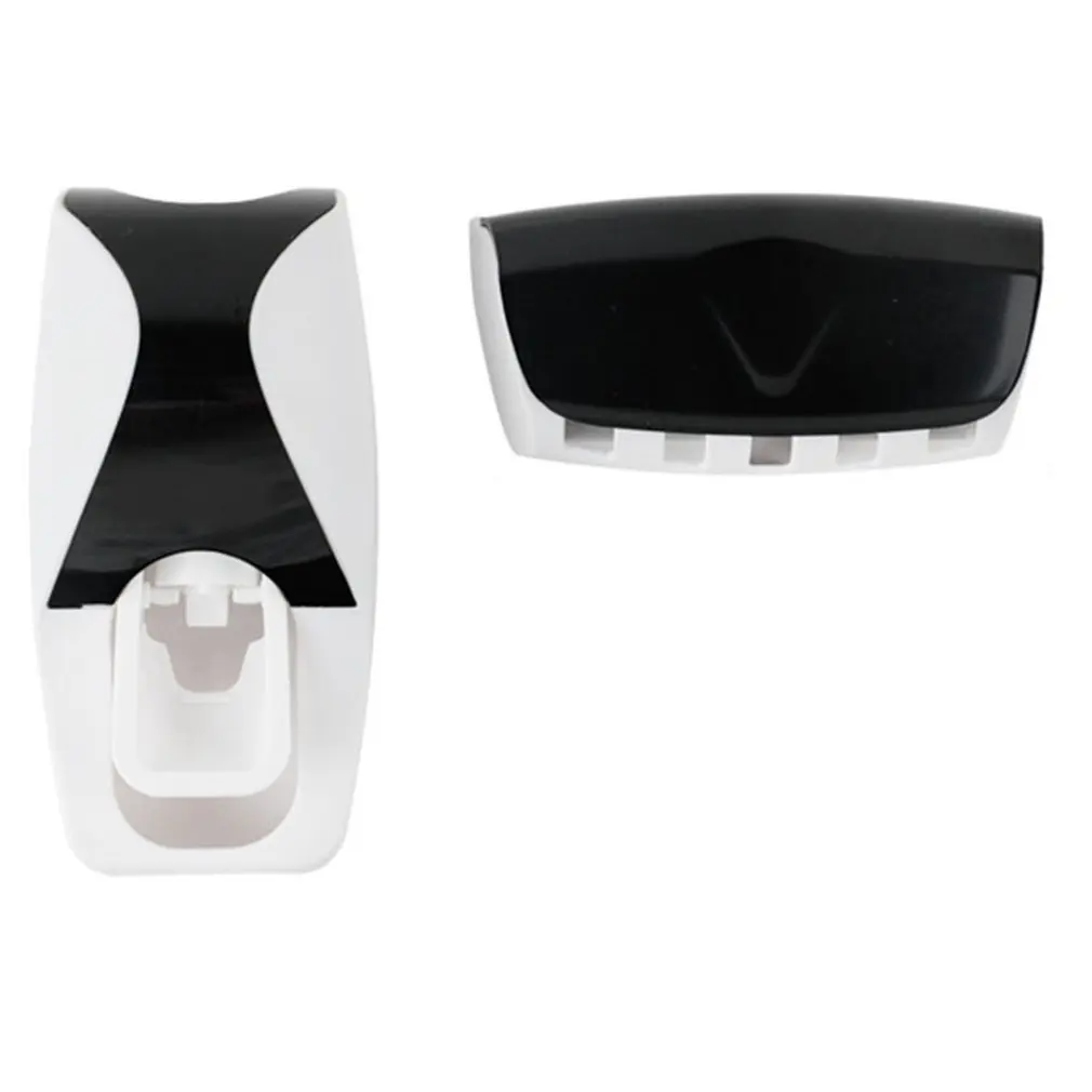 

Автоматический диспенсер для зубной пасты, настенное крепление, пыленепроницаемый стеллаж для хранения, набор аксессуаров для ванной комн...