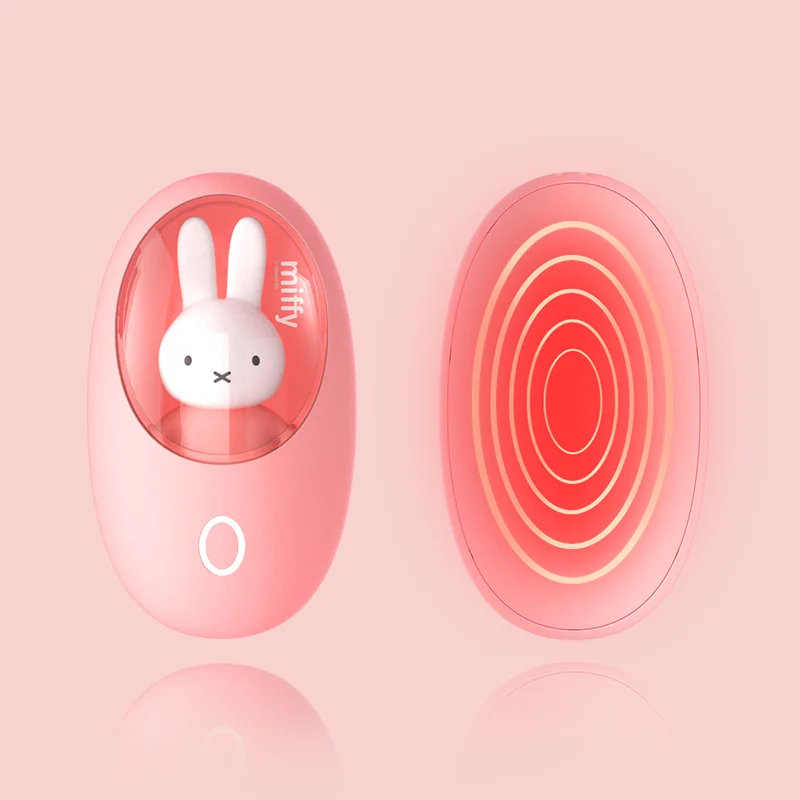 Miffy Hand Warmer Egg USB Rechargeable Handy Pocket Electric Winter Mini Hand-Warmer Comes with Window Light Portable For Gifts