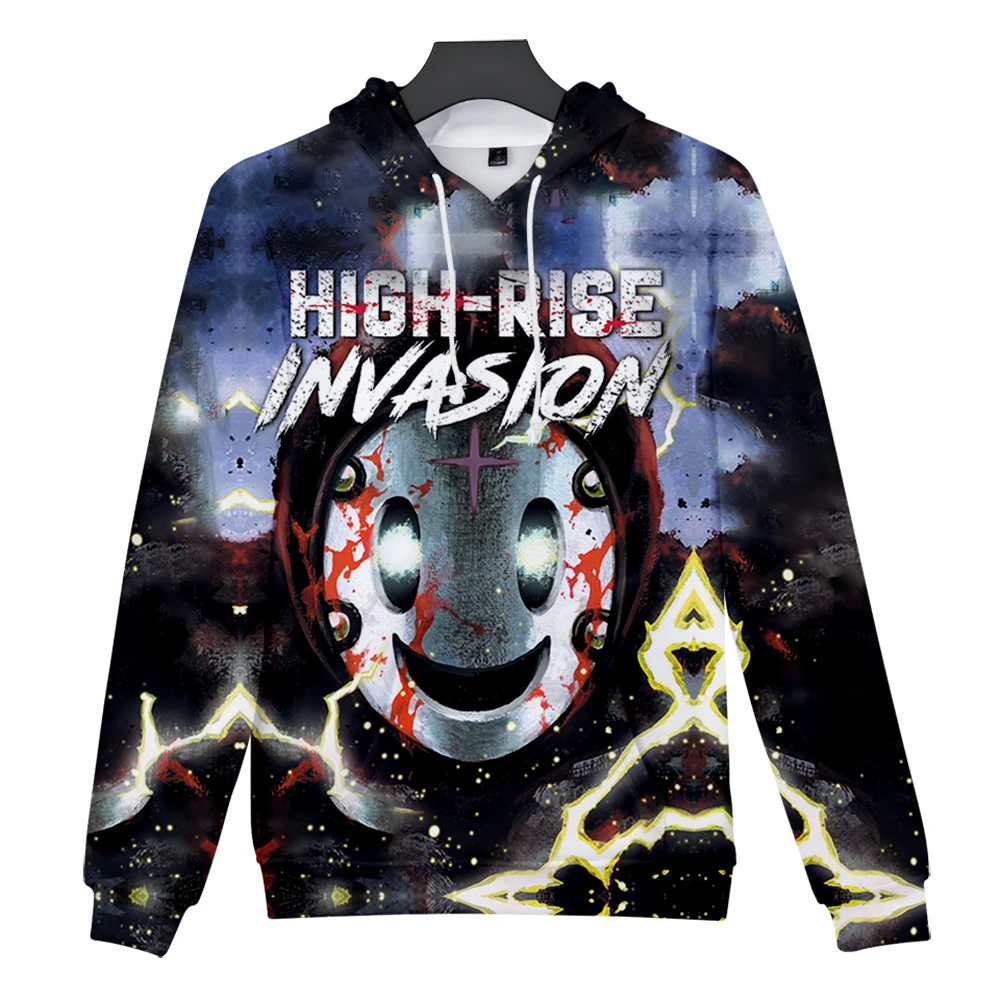 

Детская толстовка с капюшоном для детей от 2 до 14 лет, с высокой посадкой, с рисунком аниме, толстовка с объемным принтом в стиле хип-хоп, улич...