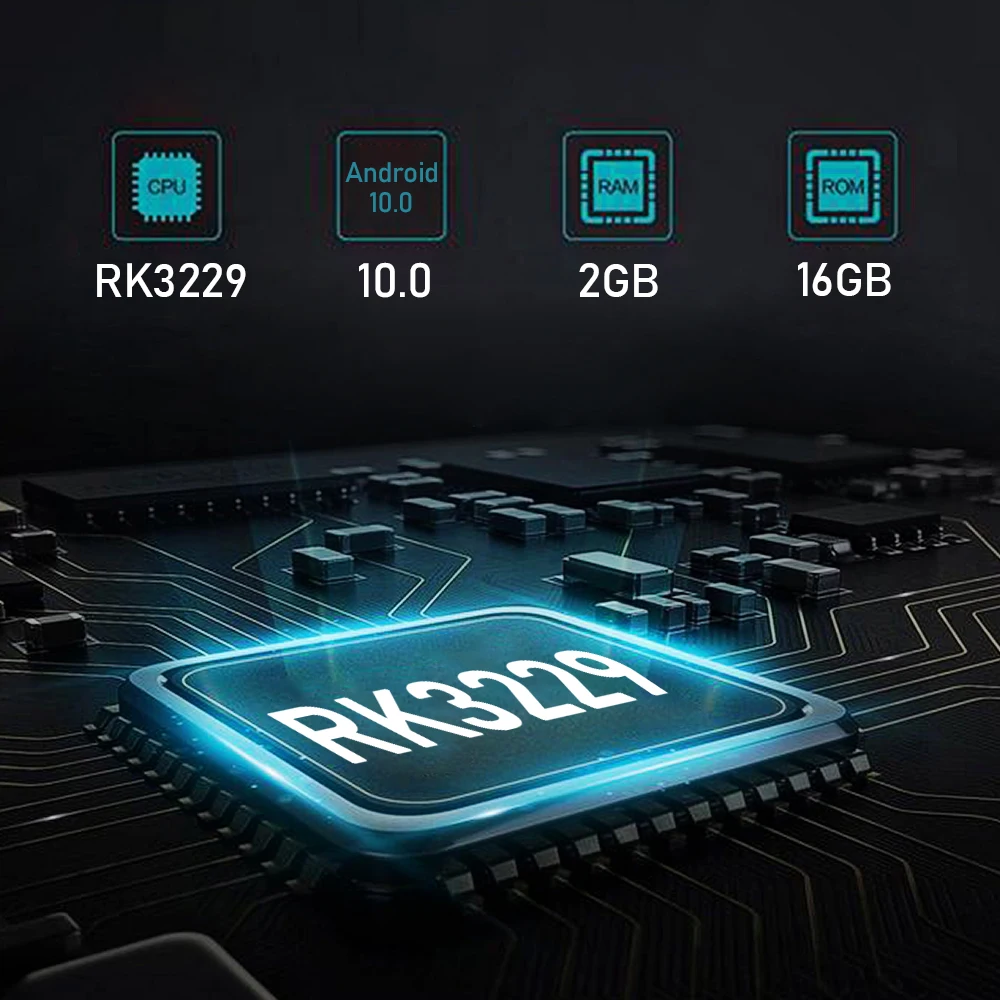 ТВ приставка RK3229 на Android 10 0 с поддержкой 4K 2 + 16 ГБ Wi Fi 4 ГГц|ТВ-приставки и