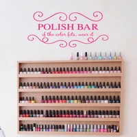 polish bar hands spa wall stickers nails salon wall decal girls beauty salon stickers vinyl interior nail salon decor mural c613
