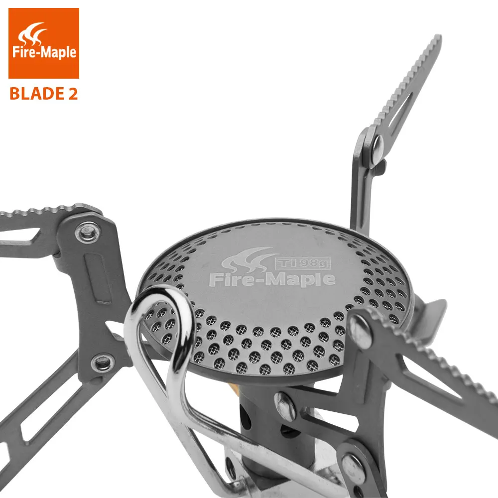 Газовые горелки из титана Fire Maple Blade 2, ультра светильник, 135 г, газовая плита с трубкой предварительного нагрева, газовая плита с дистанционным управлением для кемпинга
