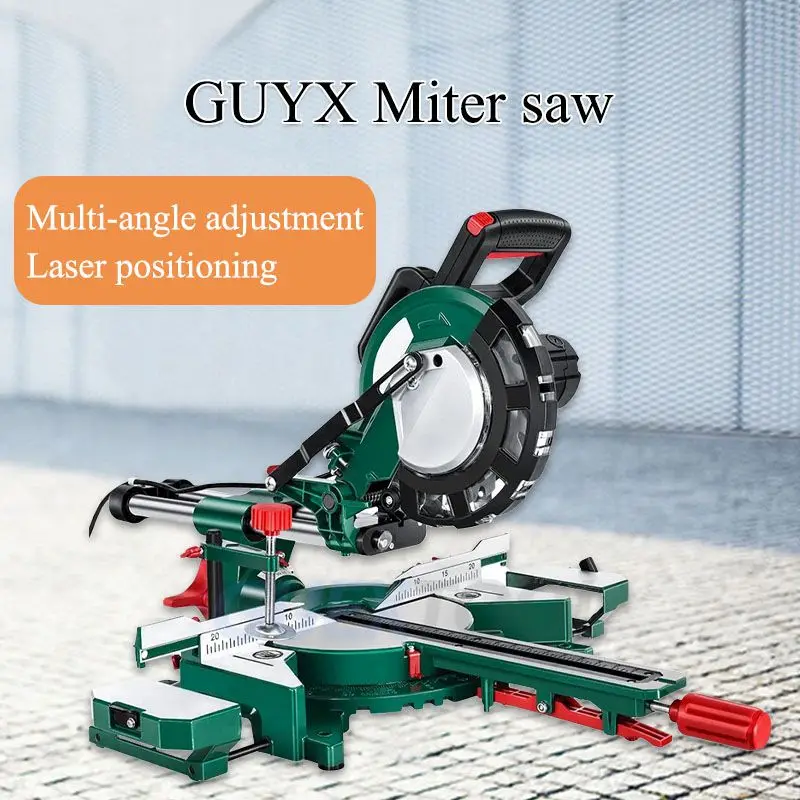 

8 Inch Woodworking Cutting Machine High-precision Push-pull Household Saw Pull Rod Saw Aluminum Machine