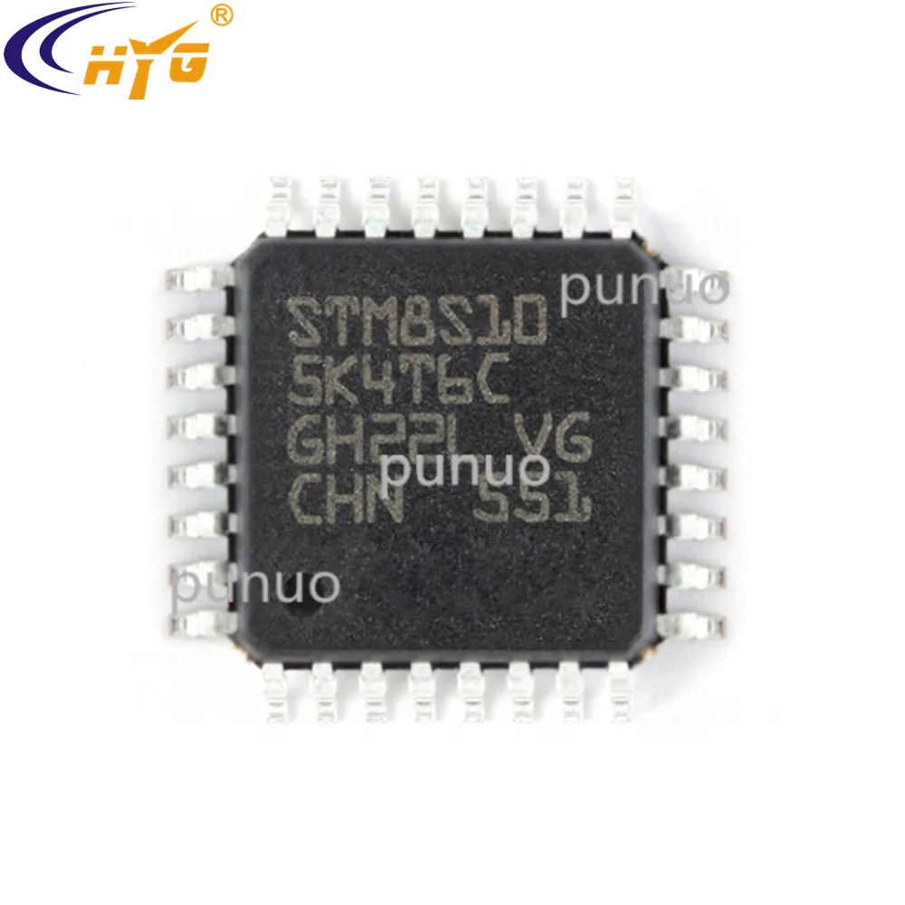 Оригинальный аутентичный STM8S105K4T6C Инкапсуляция LQFP32 линия доступа 8bit MCU 32Kb
