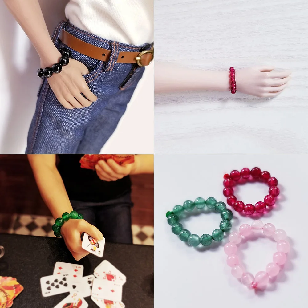 

1/6 Scale Beaded Bracelet Model for 12inch Action Figures Male Female Soldier Accessories Toys Collection DIY