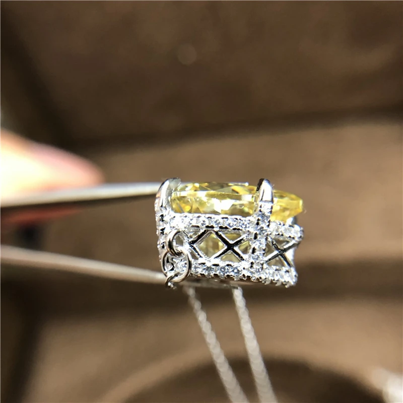 Женское Ожерелье-воротник из стерлингового серебра 925 пробы с кулоном в форме