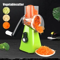 pp rotary vegetablecuter with 3 detachable drum blades washable dishwasher safe and efficient for all kitchen cocina gadget