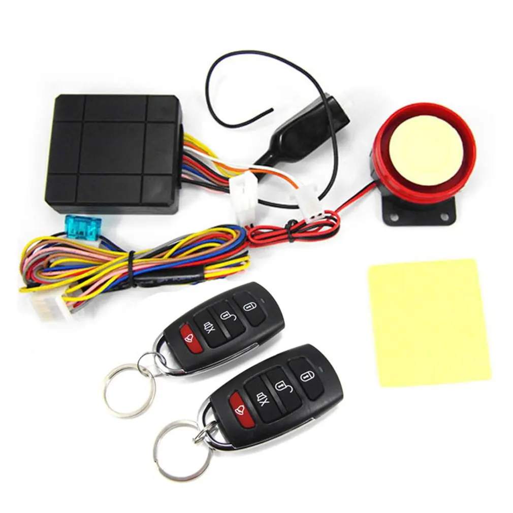 

Автомобильная система сигнализации для мотоцикла с сиреной, 12 В постоянного тока, с стартером двигателя и выключателем