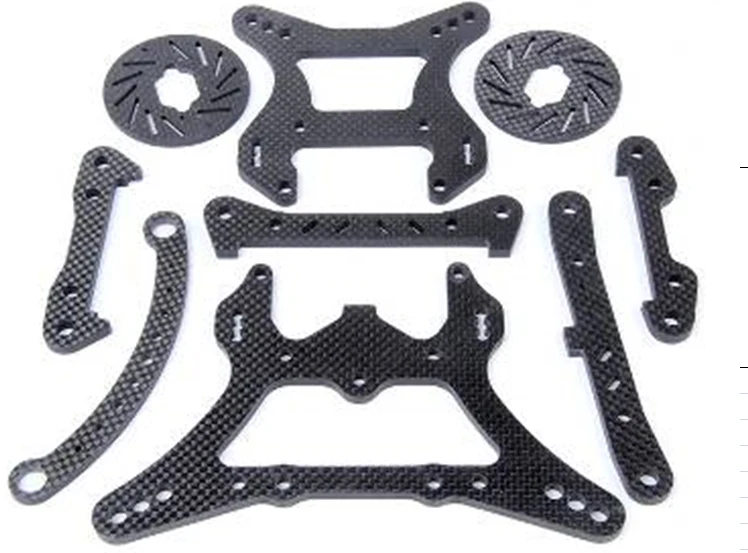 Комплект усовершенствованных деталей из углеродного волокна 5 мм для Rofun rovan LT trucks