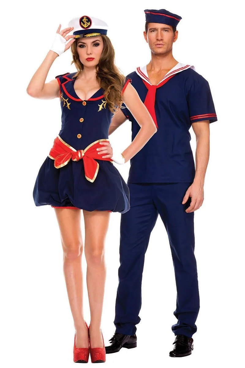 Sexy Suit Cosplay Role Clothes Sailor Costume Men's Navy Uniform Factory Outlet halloween costumes for men adult | Тематическая